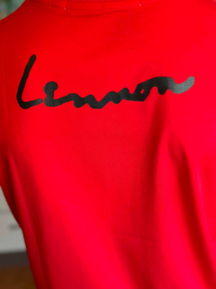 JOHN LENNON Mens Imagine T-Shirt - Red, MENS TEE SHIRTS, JOHN LENNON, Elwood 101