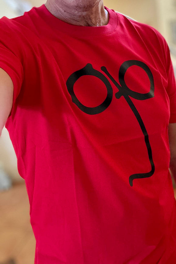JOHN LENNON Mens Imagine T-Shirt - Red, MENS TEE SHIRTS, JOHN LENNON, Elwood 101