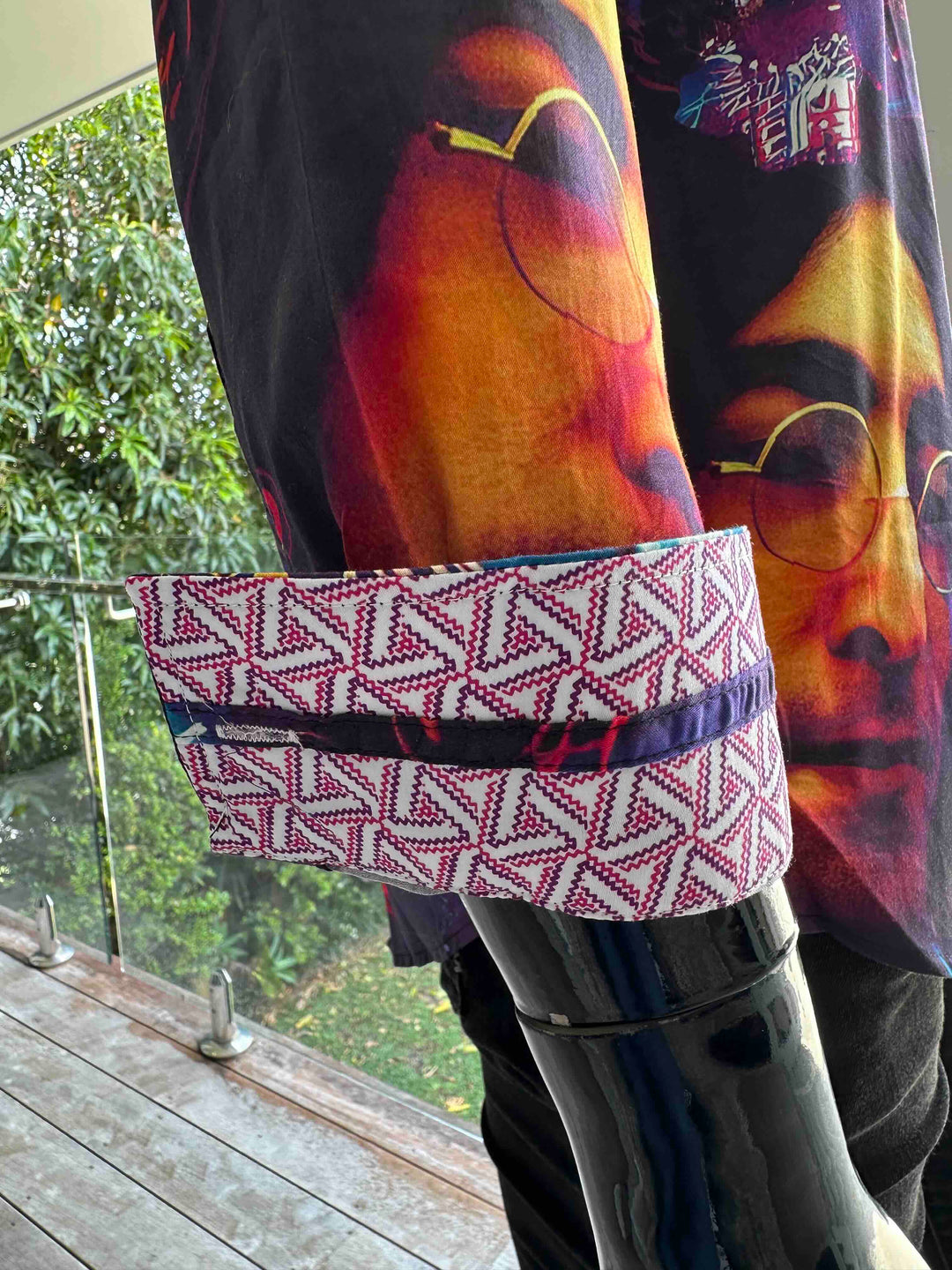 JOHN LENNON Mens John Long Sleeve Shirt in Multi, MENS SHIRTS, JOHN LENNON, Elwood 101