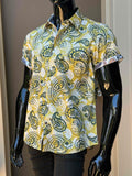 JOHN LENNON Mens King's Lynn Short Sleeve Shirt - Mustard, MENS SHIRTS, JOHN LENNON, Elwood 101