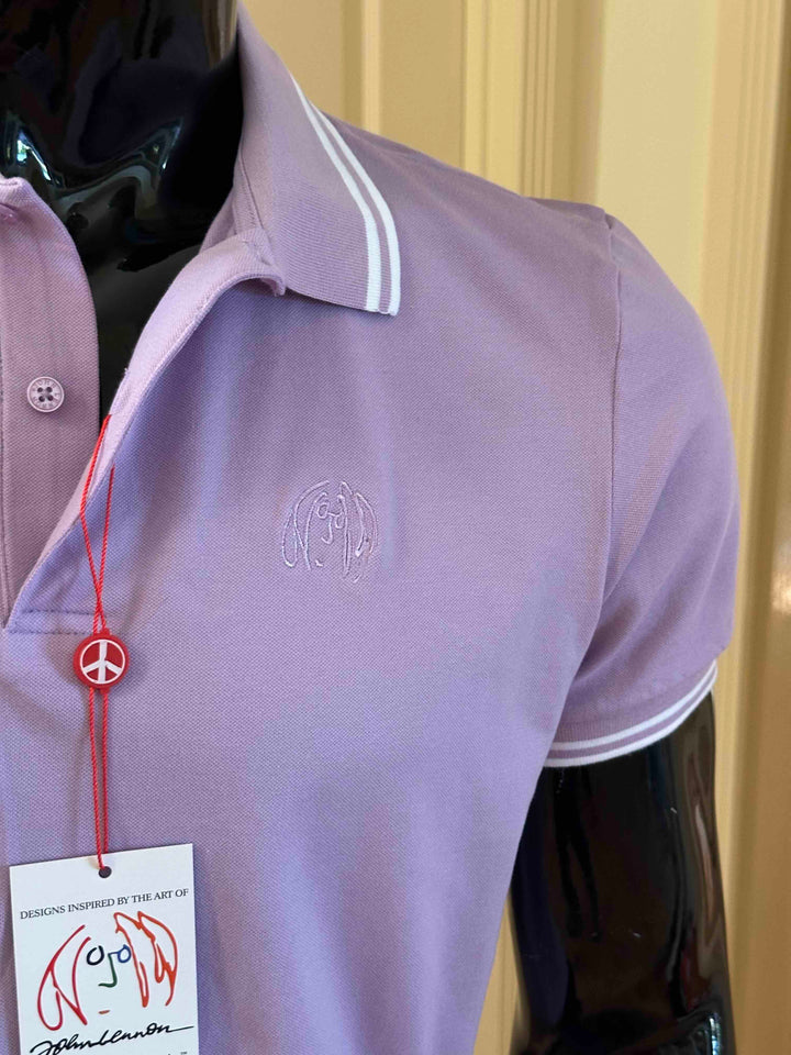 JOHN LENNON Mens Liam Polo Shirt - Lilac, MENS SHIRTS, JOHN LENNON, Elwood 101