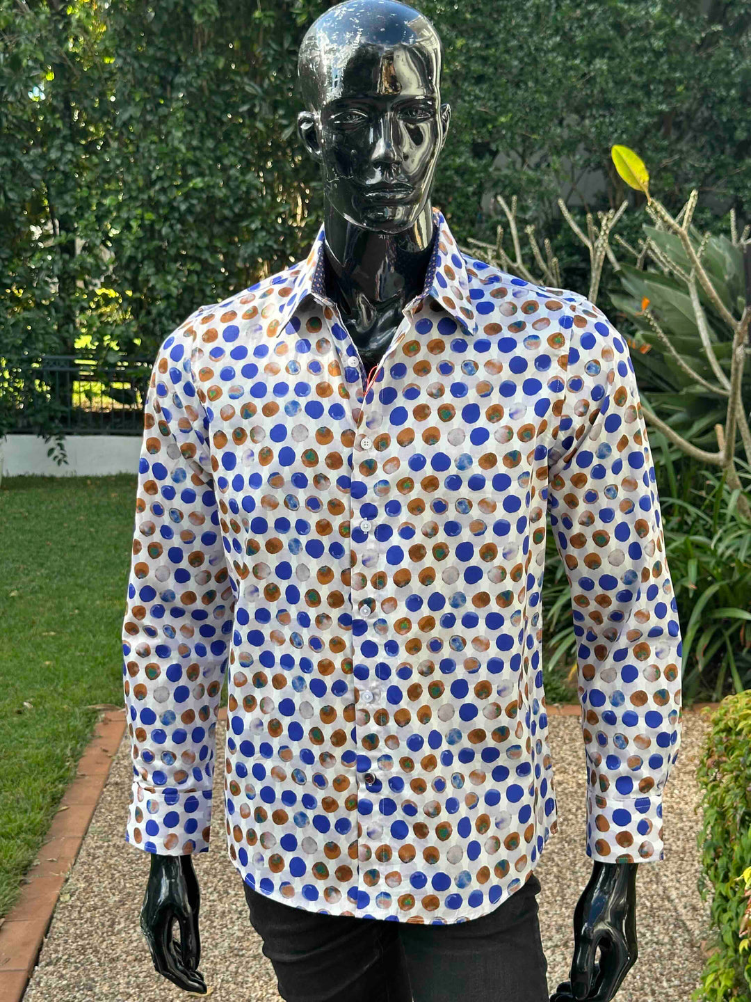 JOHN LENNON Mens Marple Long Sleeve Shirt - White, MENS SHIRTS, JOHN LENNON, Elwood 101