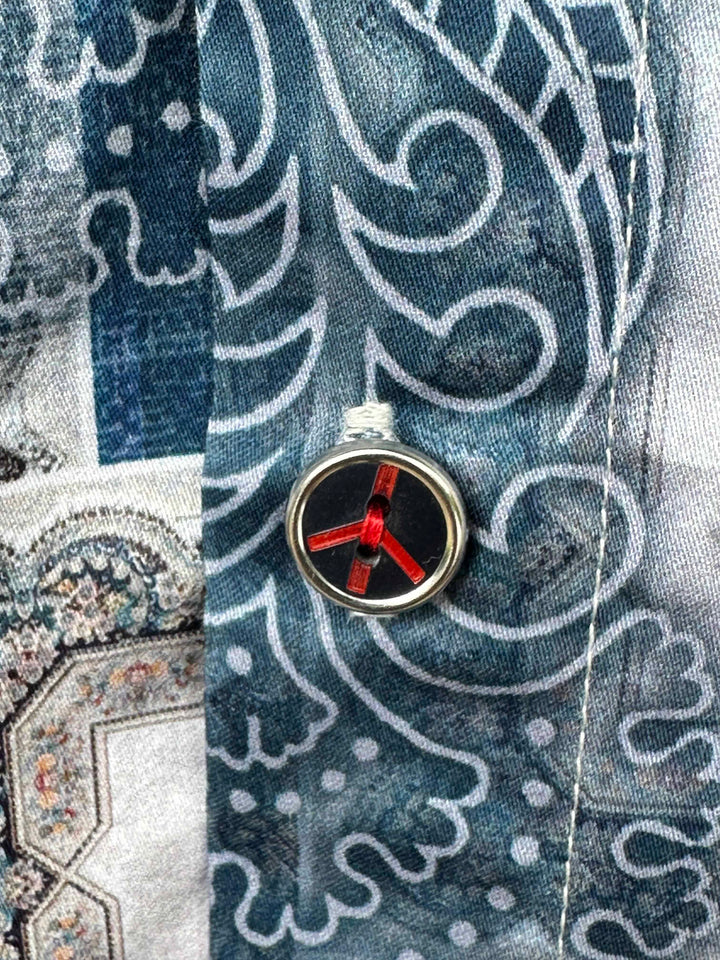 JOHN LENNON Mens Salford Long Sleeve Shirt - Blue Mist, MENS SHIRTS, JOHN LENNON, Elwood 101