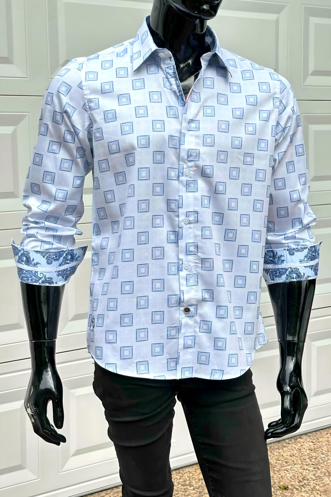 JOHN LENNON Mens Walkden Long Sleeve Shirt - White, MENS SHIRTS, JOHN LENNON, Elwood 101