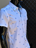 JOHN LENNON Mens Wrexham Short Sleeve Shirt - White, MENS SHIRTS, JOHN LENNON, Elwood 101