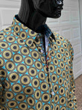 JOHN LENNON Mens Moston Long Sleeve Shirt - Amber