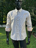 JOHN LENNON Mens Oxford Road Long Sleeve Shirt - Sand, MENS SHIRTS, JOHN LENNON, Elwood 101