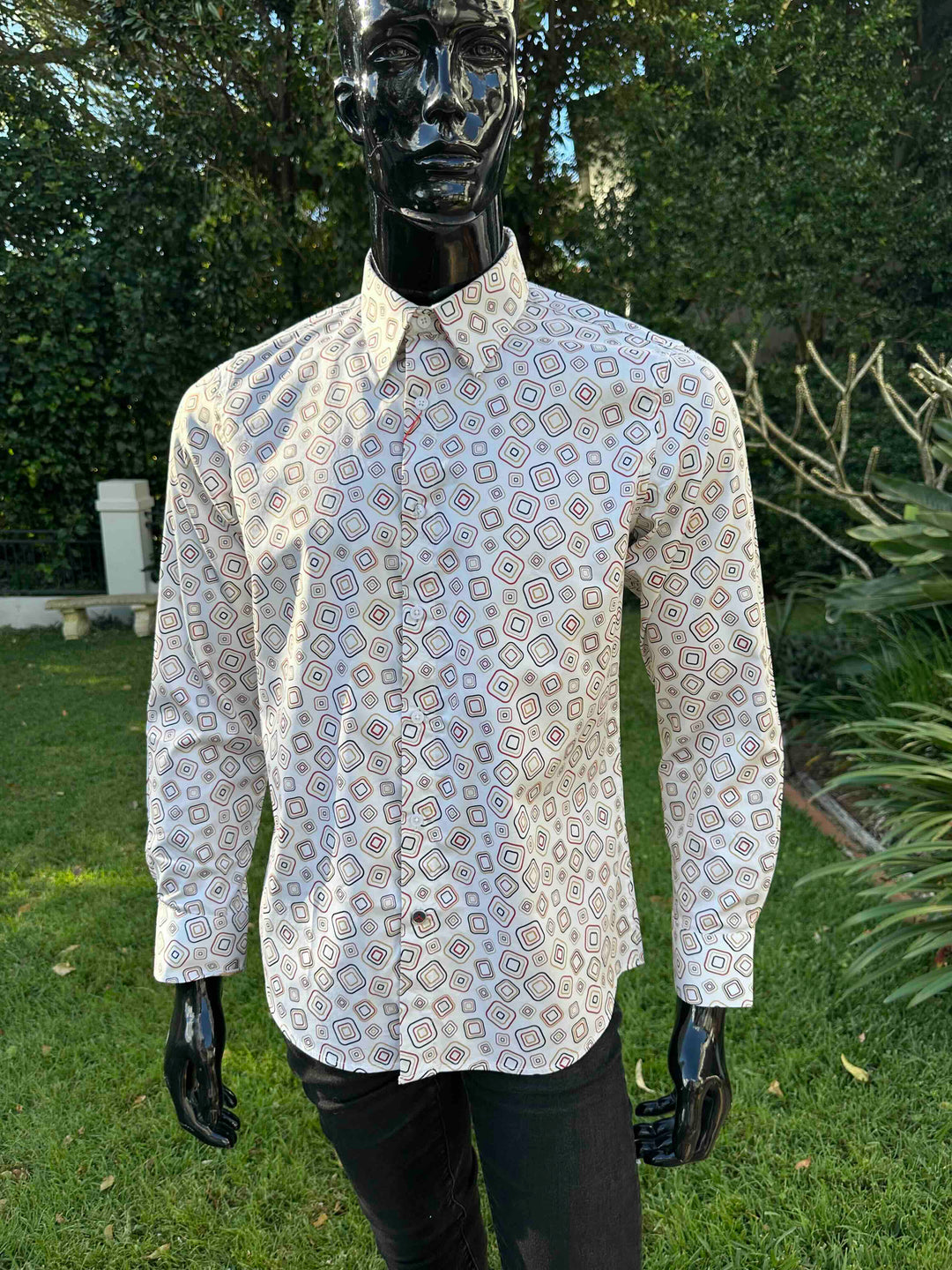 JOHN LENNON Mens Oxford Road Long Sleeve Shirt - Sand, MENS SHIRTS, JOHN LENNON, Elwood 101