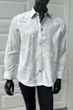 JOHN LENNON Mens Pemperdon Long Sleeve Shirt - White, MENS SHIRTS, JOHN LENNON, Elwood 101