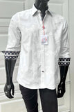 JOHN LENNON Mens Pemperdon Long Sleeve Shirt - White, MENS SHIRTS, JOHN LENNON, Elwood 101
