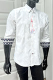 JOHN LENNON Mens Pemperdon Long Sleeve Shirt - White, MENS SHIRTS, JOHN LENNON, Elwood 101