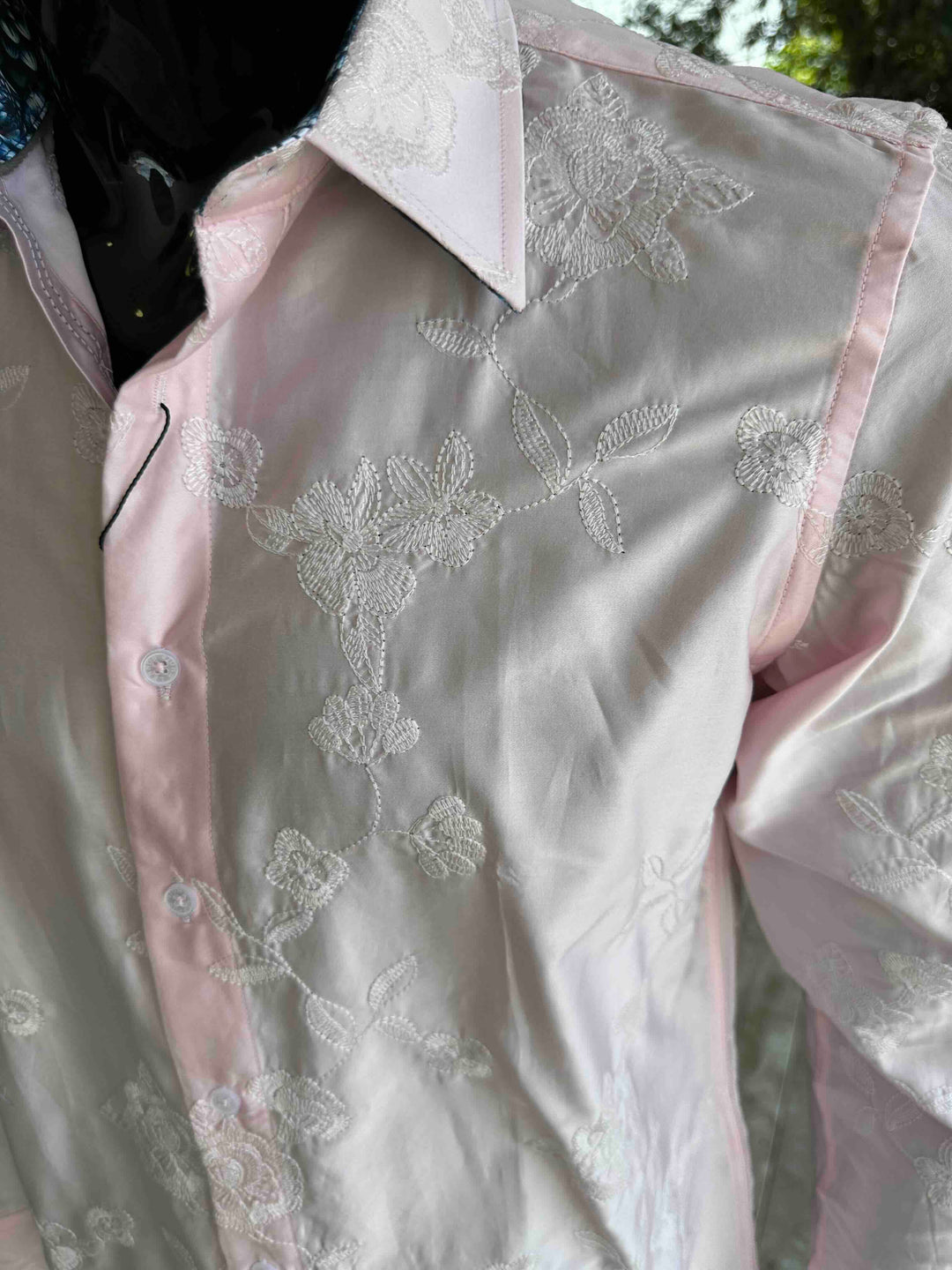 JOHN LENNON Mens Pemperdon Long Sleeve Shirt in Pink, MENS SHIRTS, JOHN LENNON, Elwood 101