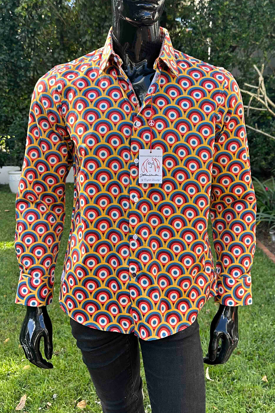 JOHN LENNON Mens Piccadilly Long Sleeve Shirt - Circus, MENS SHIRTS, JOHN LENNON, Elwood 101