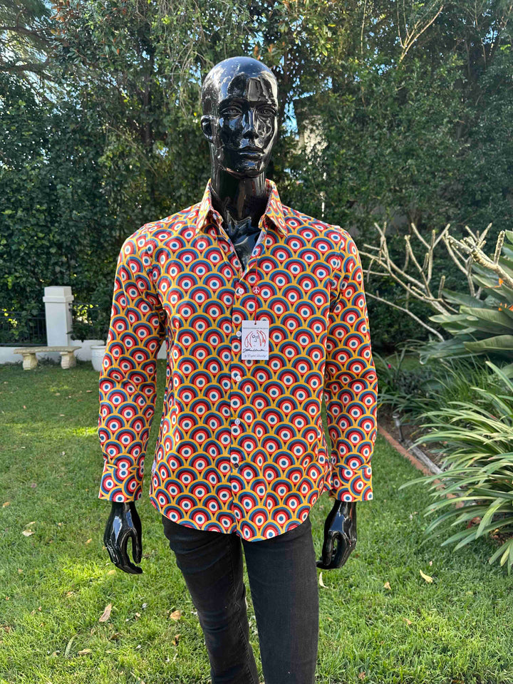 JOHN LENNON Mens Piccadilly Long Sleeve Shirt - Circus, MENS SHIRTS, JOHN LENNON, Elwood 101
