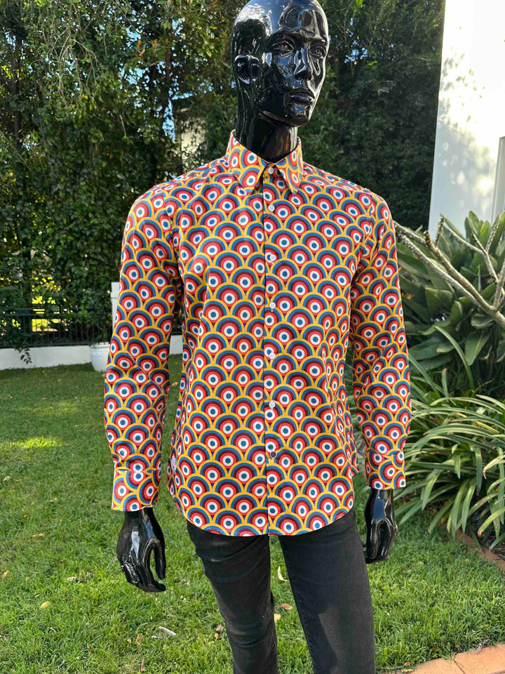 JOHN LENNON Mens Piccadilly Long Sleeve Shirt - Circus, MENS SHIRTS, JOHN LENNON, Elwood 101
