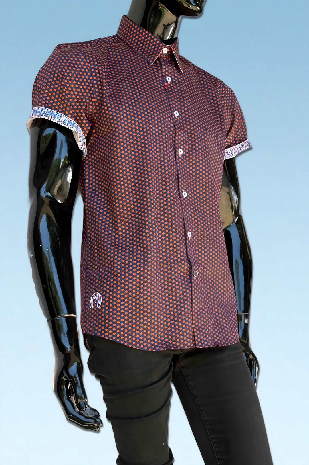 JOHN LENNON Mens Redbridge Short Sleeve Shirt - Ruby, MENS SHIRTS, JOHN LENNON, Elwood 101