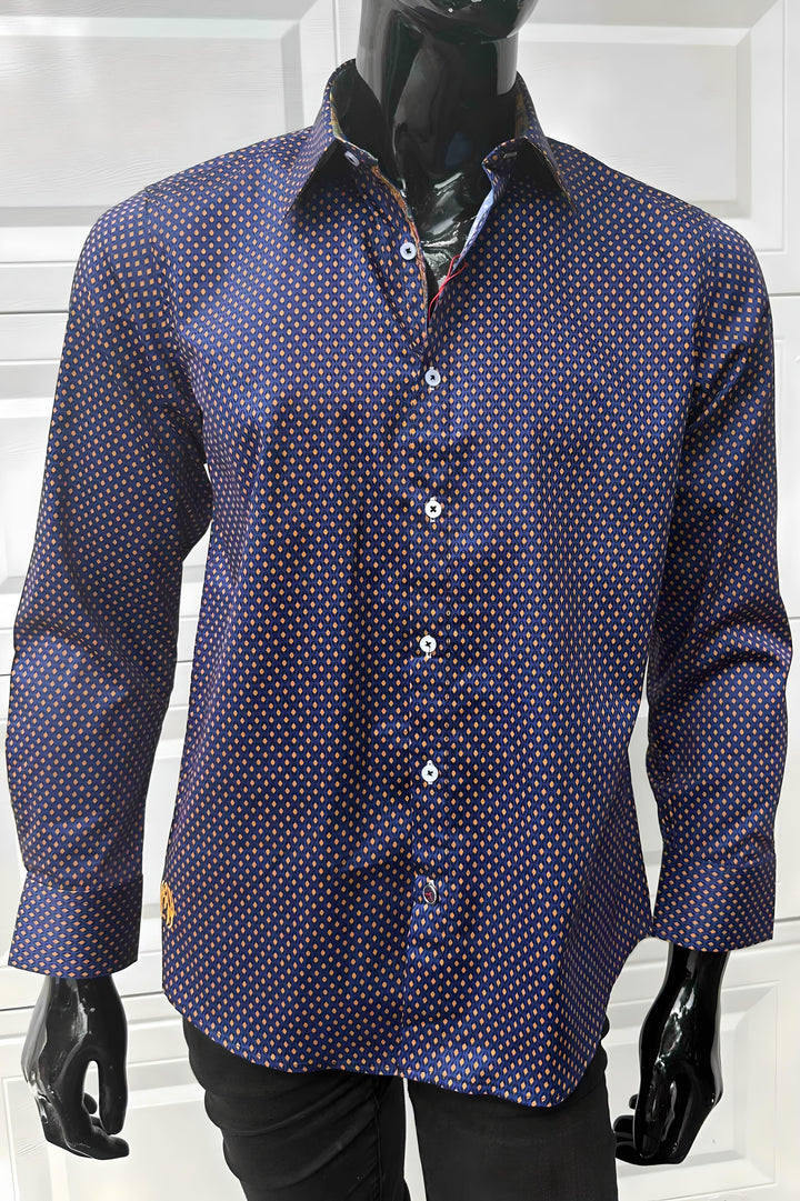 JOHN LENNON Mens Redish Long Sleeve Shirt - Magenta, MENS SHIRTS, JOHN LENNON, Elwood 101