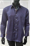 JOHN LENNON Mens Redish Long Sleeve Shirt - Magenta, MENS SHIRTS, JOHN LENNON, Elwood 101