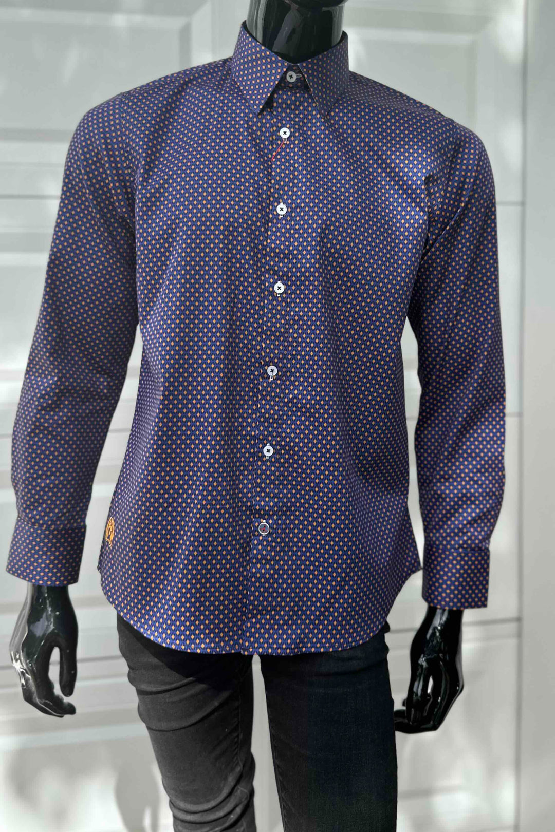JOHN LENNON Mens Redish Long Sleeve Shirt - Magenta, MENS SHIRTS, JOHN LENNON, Elwood 101