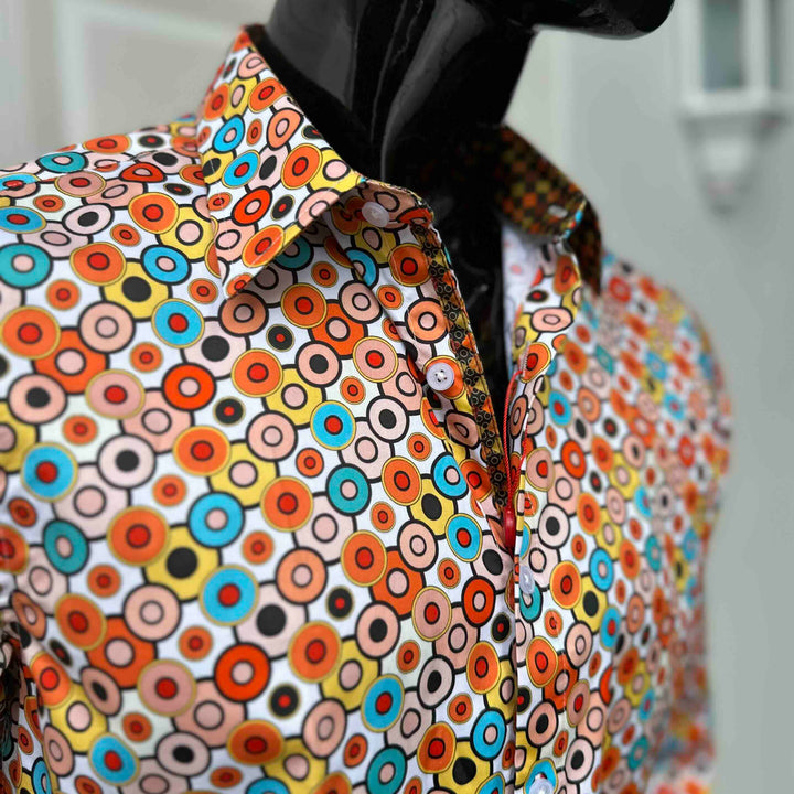 JOHN LENNON Mens Smithy Bridge Long Sleeve Shirt - Multi, MENS SHIRTS, JOHN LENNON, Elwood 101