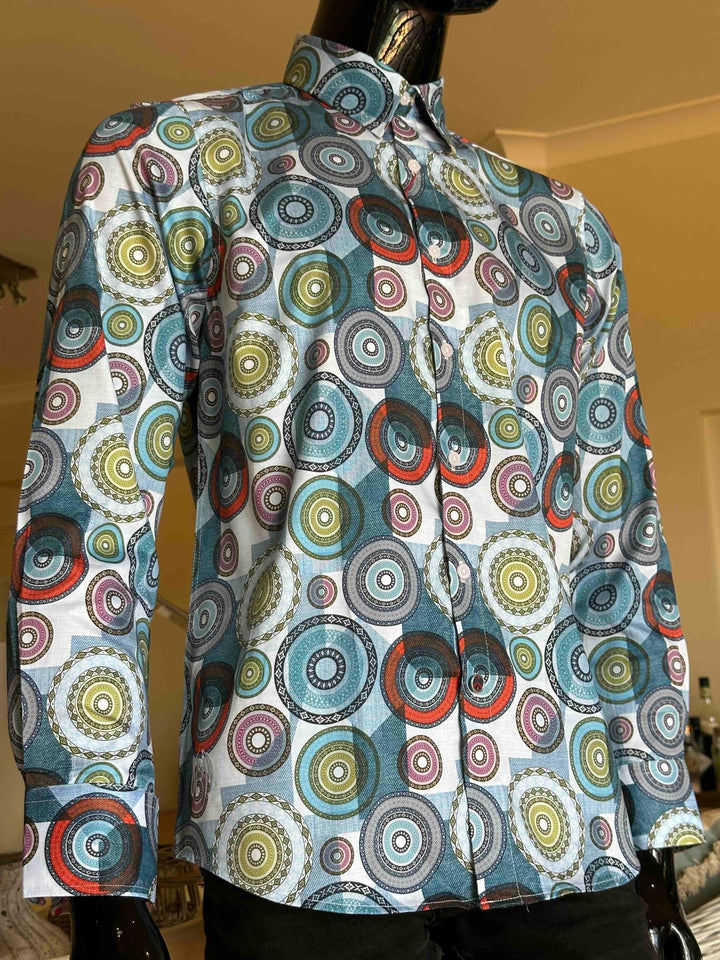 JOHN LENNON Mens Spennymore Long Sleeve Shirt - Blue, MENS SHIRTS, JOHN LENNON, Elwood 101