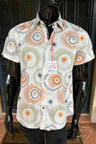 JOHN LENNON Mens St Albans Short Sleeve Shirt - Melon, MENS SHIRTS, JOHN LENNON, Elwood 101