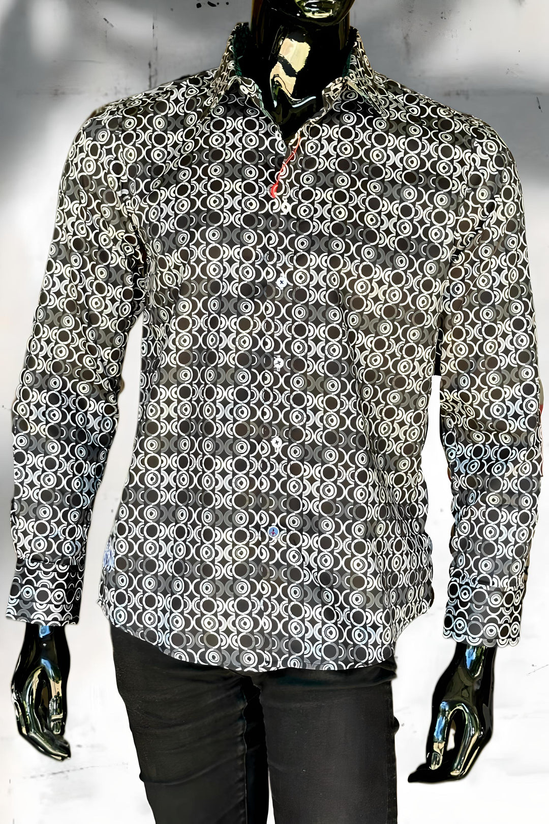 JOHN LENNON Mens Sutton Bridge Long Sleeve Shirt - Black, MENS SHIRTS, JOHN LENNON, Elwood 101
