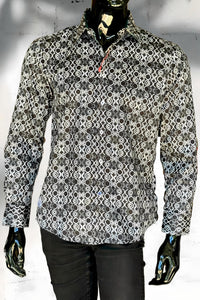 JOHN LENNON Mens Sutton Bridge Long Sleeve Shirt - Black, MENS SHIRTS, JOHN LENNON, Elwood 101