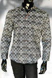 JOHN LENNON Mens Sutton Bridge Long Sleeve Shirt - Black, MENS SHIRTS, JOHN LENNON, Elwood 101