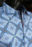 JOHN LENNON Mens Sutton Long Sleeve Shirt - Blue, MENS SHIRTS, JOHN LENNON, Elwood 101