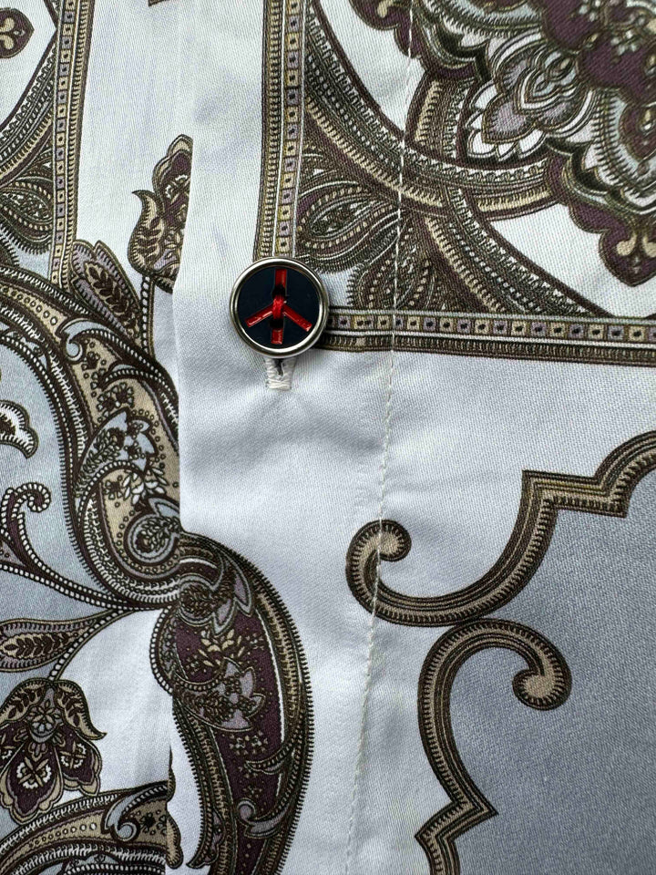 JOHN LENNON Mens Swindon Long Sleeve Shirt - White, MENS SHIRTS, JOHN LENNON, Elwood 101