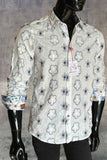 JOHN LENNON Mens Tiptree Long Sleeve Shirt - White, MENS SHIRTS, JOHN LENNON, Elwood 101