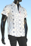 JOHN LENNON Mens Tiptree Short Sleeve Shirt - White, MENS SHIRTS, JOHN LENNON, Elwood 101
