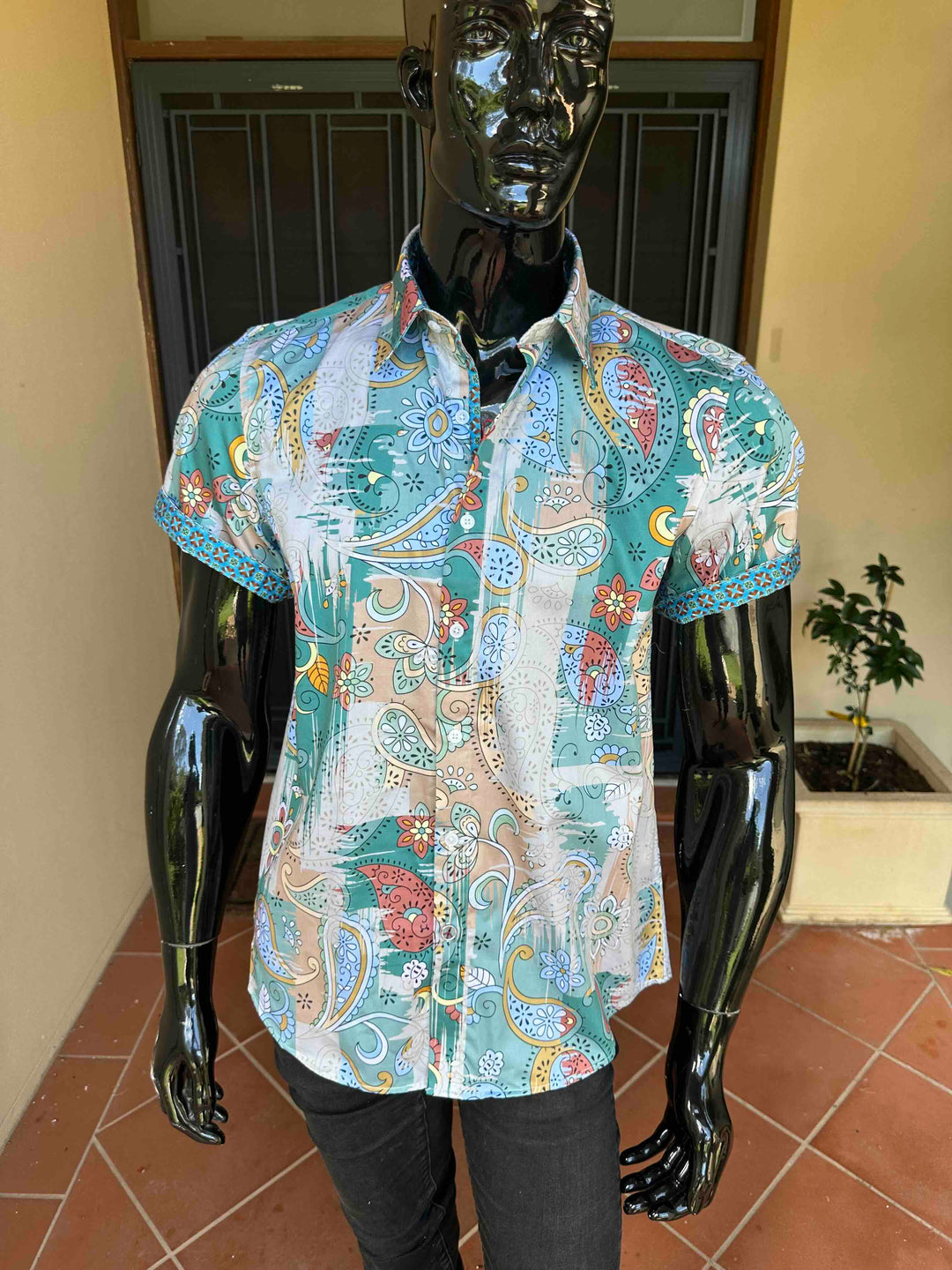 JOHN LENNON Mens Walsall Short Sleeve Shirt - Multi, MENS SHIRTS, JOHN LENNON, Elwood 101