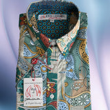 JOHN LENNON Mens Walsall Short Sleeve Shirt - Multi, MENS SHIRTS, JOHN LENNON, Elwood 101