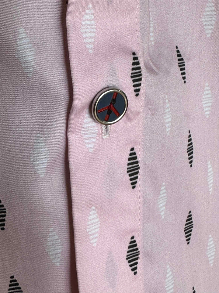JOHN LENNON Mens Whitney Town Short Sleeve Shirt - Pink, MENS SHIRTS, JOHN LENNON, Elwood 101
