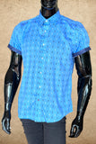 JOHN LENNON Mens Whitney Town Short Sleeve Shirt - Sky, MENS SHIRTS, JOHN LENNON, Elwood 101