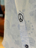 JOHN LENNON Mens Wilton Long Sleeve Shirt '24 - Sky, MENS SHIRTS, JOHN LENNON, Elwood 101