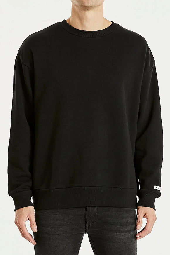 KISS CHACEY Mens Essentials Crew Neck Jumper - Jet Black, MENS KNITS & SWEATERS, KISS CHACEY, Elwood 101