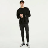 KISS CHACEY Mens Essentials Crew Neck Jumper - Jet Black, MENS KNITS & SWEATERS, KISS CHACEY, Elwood 101