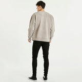 KISS CHACEY Mens Essentials Crew Neck Jumper - Pigment Gull, MENS KNITS & SWEATERS, KISS CHACEY, Elwood 101