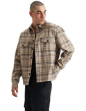 KISS CHACEY Mens Ingenuity Relaxed Overshirt - Cloud Dancer Check, MENS SHIRTS, KISS CHACEY, Elwood 101