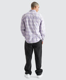 KISS CHACEY Mens La Brea Casual Long Sleeve Check Shirt - Heirloom Lilac Check, MENS SHIRTS, KISS CHACEY, Elwood 101