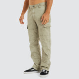 KISS CHACEY Mens Michigan Side Pocket Cargo Pant - Sage Green, MENS DENIM, KISS CHACEY, Elwood 101