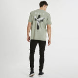 KISS CHACEY Mens Archangel Relaxed Tee Shirt Pigment Shadow, MENS TEE SHIRTS, KISS CHACEY, Elwood 101