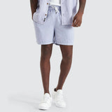 KISS CHACEY Mens Positano Linen Short - Pigment Cosmic Sky, MENS SHORTS, KISS CHACEY, Elwood 101