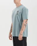 KISS CHACEY Mens Wendel Box Fit Tee Shirt - Pigment Lead, MENS TEE SHIRTS, KISS CHACEY, Elwood 101