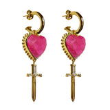MOUNTAIN & MOON Womens Juliet Earrings - Ruby, WOMENS JEWELLERY, Mountain & Moon, Elwood 101