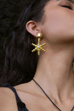 MOUNTAIN & MOON Womens Thea Earrings - Gold Pearl