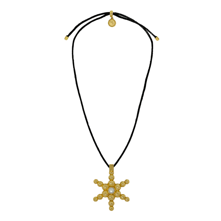 MOUNTAIN & MOON Womens Atlas Necklace - Gold Pearl, WOMENS JEWELLERY, Mountain & Moon, Elwood 101